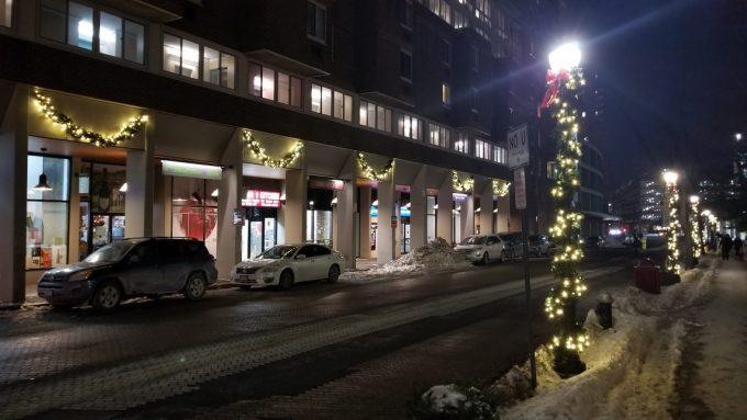 commercial landscaping for retail buildings includes holiday decor services