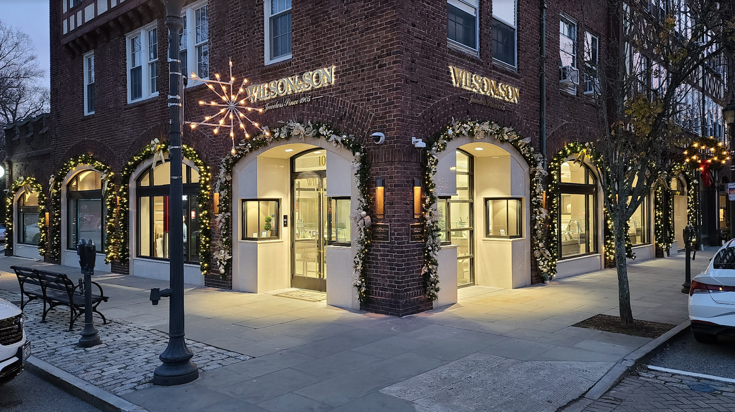 beautiful holiday decor for commercial retail spaces