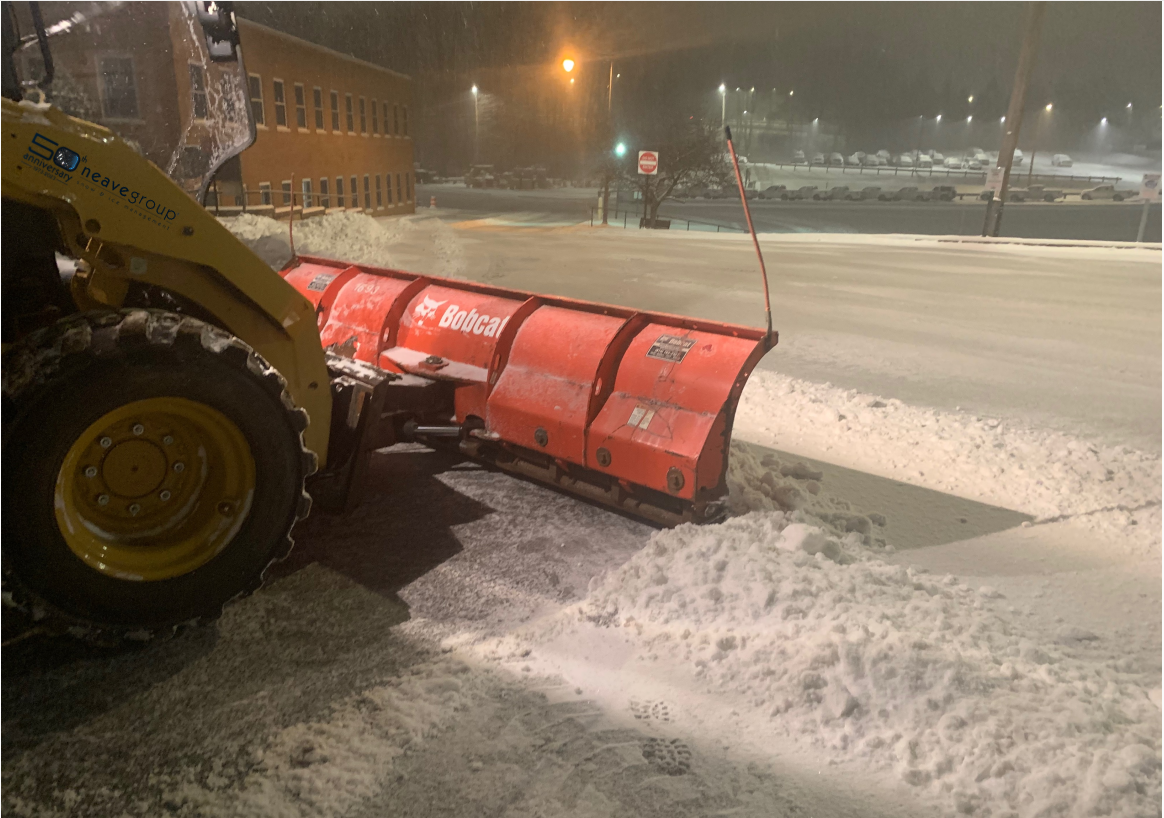 snow removal by professional snow and ice management contractors, Neave Group